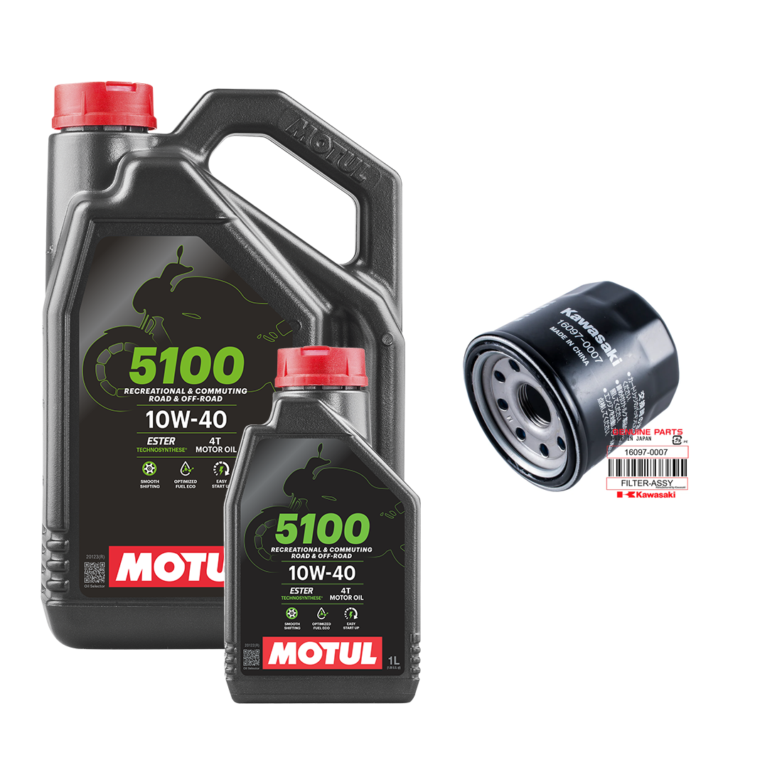 Kawasaki 4-stroke 250/300/310 Servicekit Motul/Original