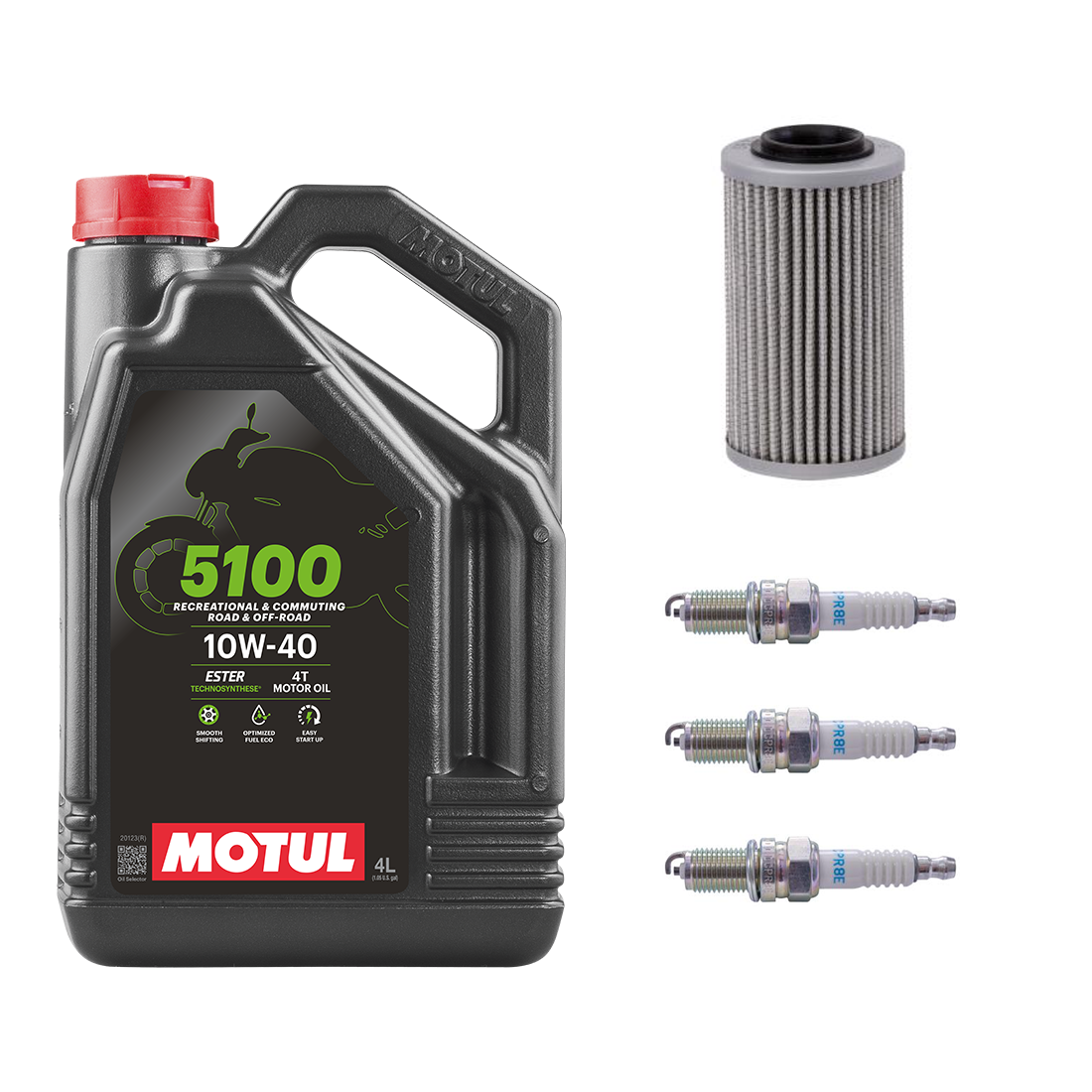 Sea-Doo 1503cc (130-260hp) Servicekit with Oil filter + DCPR8E Motul/SBT