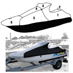 Yamaha Wave Runner III Skräddarsydd Kapell 90-97