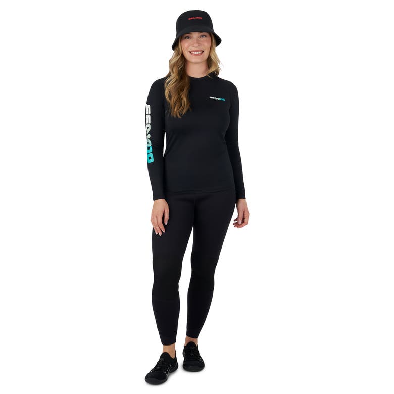 Sea-Doo Women's Long Sleeve Rashguard Black 2025