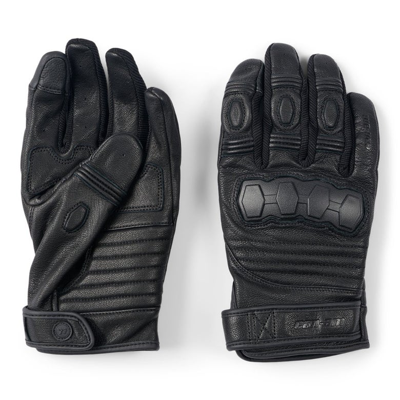 Can-Am Men's Metropolis Leather Gloves Black