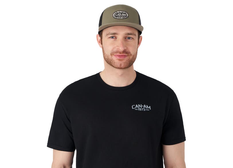 Can‑Am Loyal Flat Mesh Cap One size Army Green