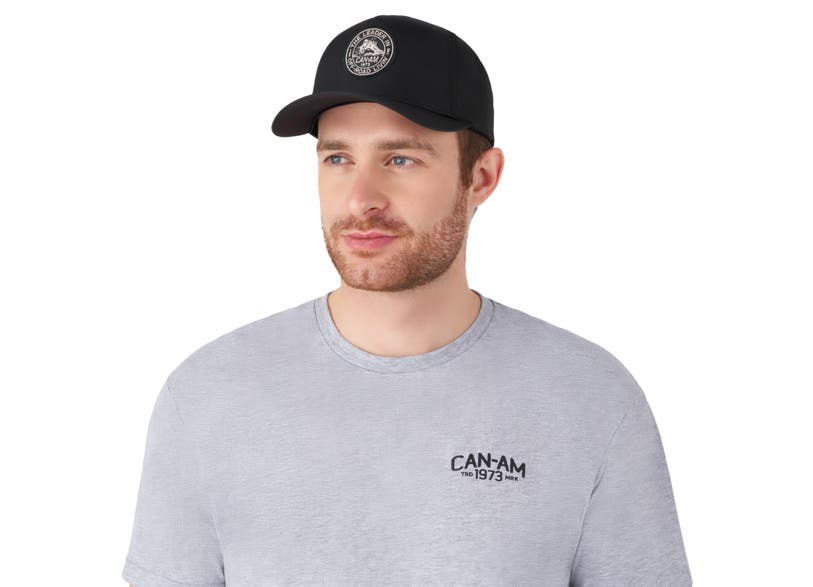Can‑Am Laser Cut Curved Cap One size Black