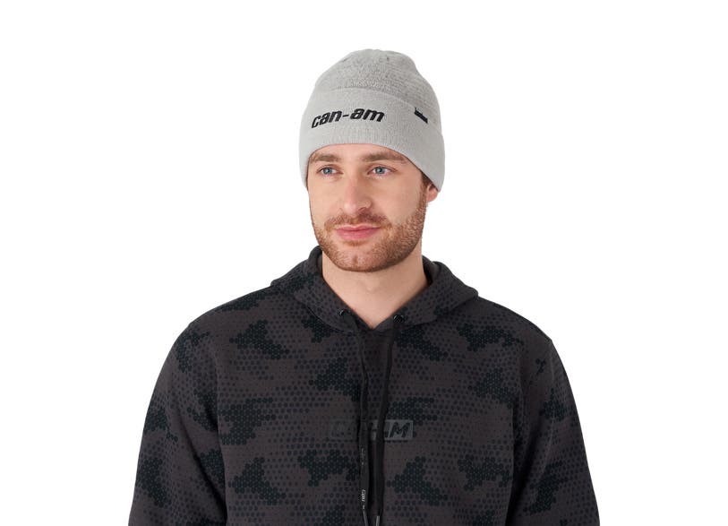 Can‑Am Reversible Camo Beanie One Size Grey