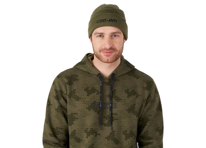 Can‑Am Reversible Camo Beanie One Size Army Green