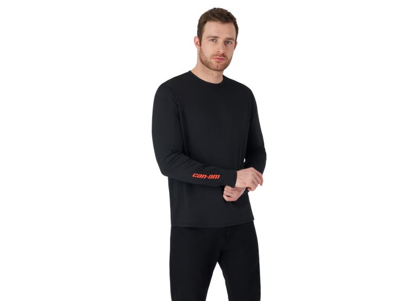 Can‑Am UV Protection Long-Sleeve T-Shirt Black