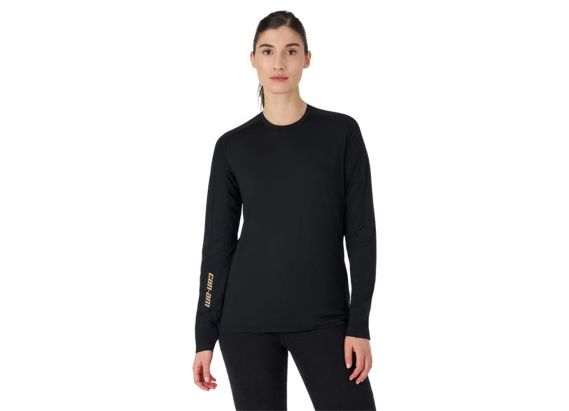 Can‑Am UV Protection Long-Sleeve T-Shirt Black