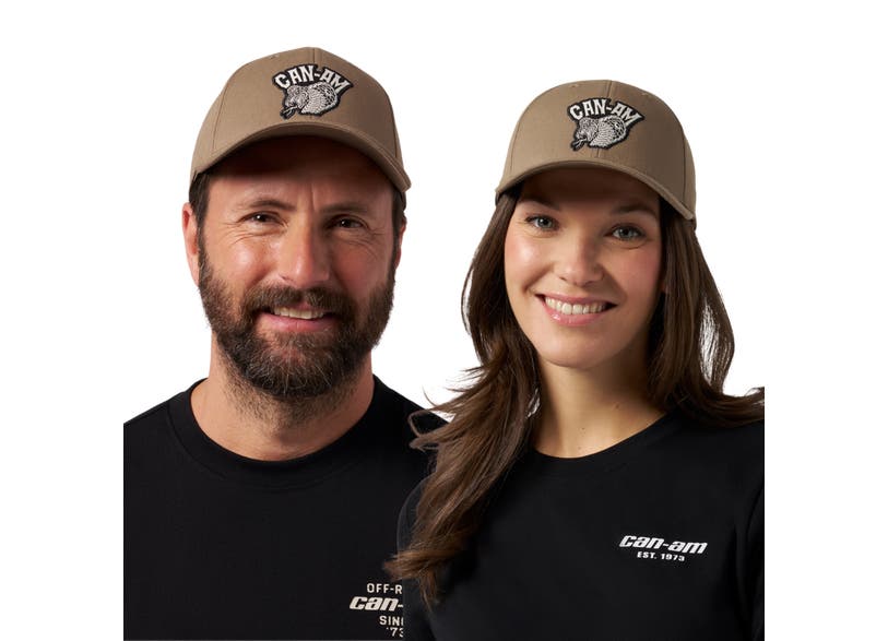 Can-Am King Cobra Curved Cap One size Sand