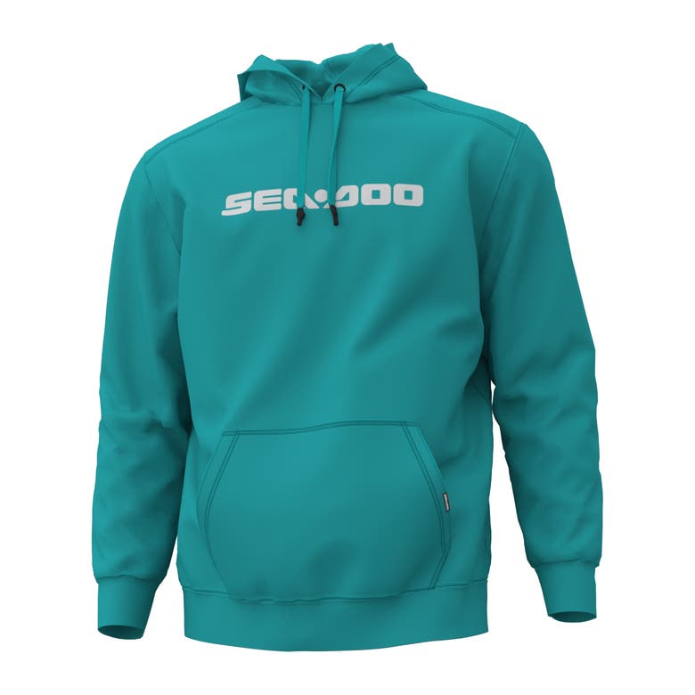 Sea-Doo Men's Signature Pullover Hoodie Turquoise 2025