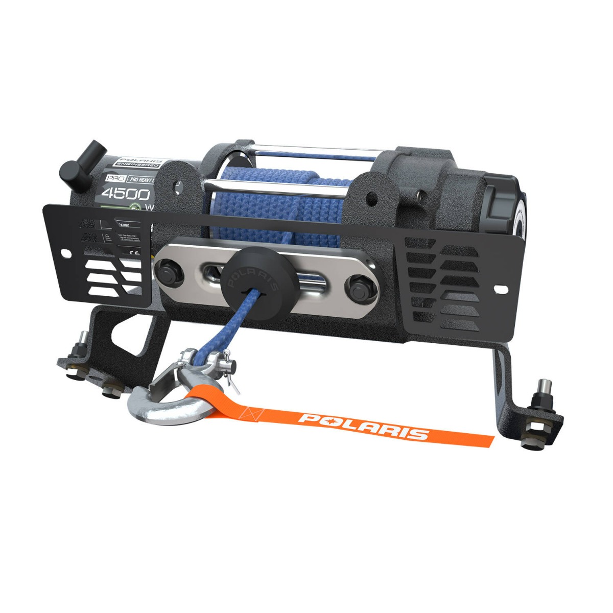 Polaris PRO HD 2,041 kg Winch with Rapid Rope Recovery