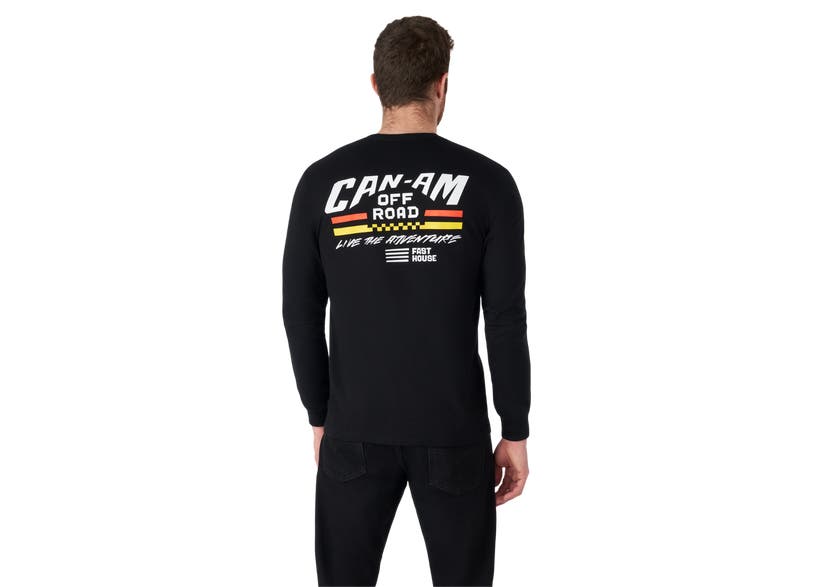 Can‑Am x FH Adventure Long-Sleeve T-Shirt Black