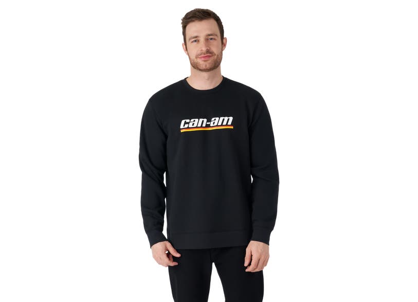 Can‑Am Emblem Crewneck Black