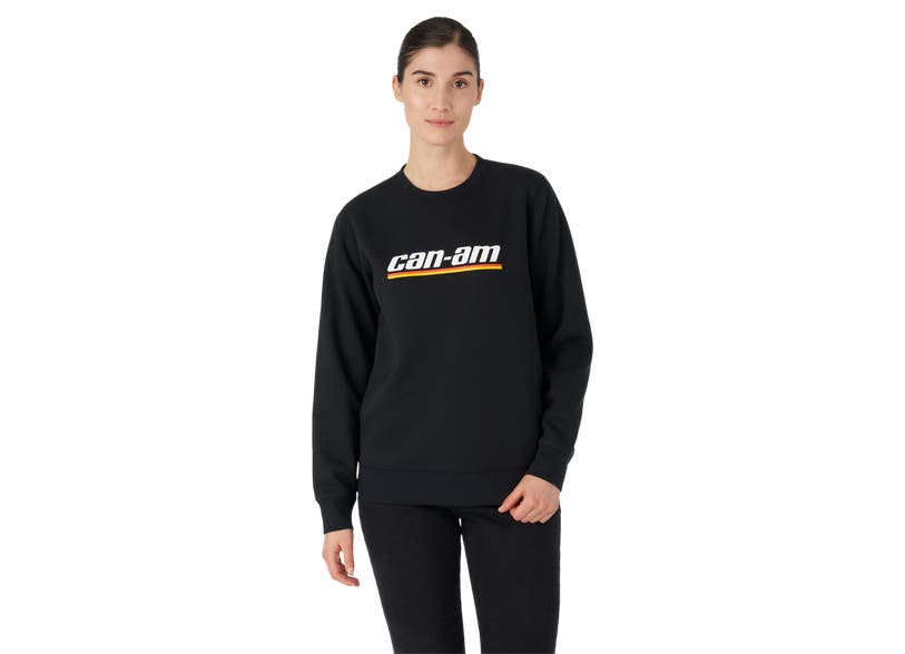 Can‑Am Emblem Crewneck Black