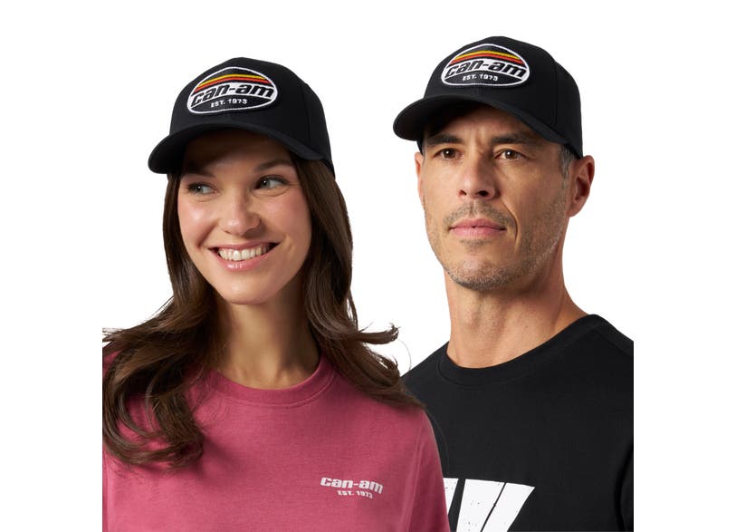 Can-Am Heritage Curved Cap One size Black