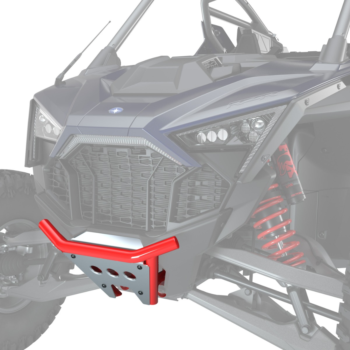 Polaris Pre Runner Bumper Rear INDY RED PRO R/4 '22-25
