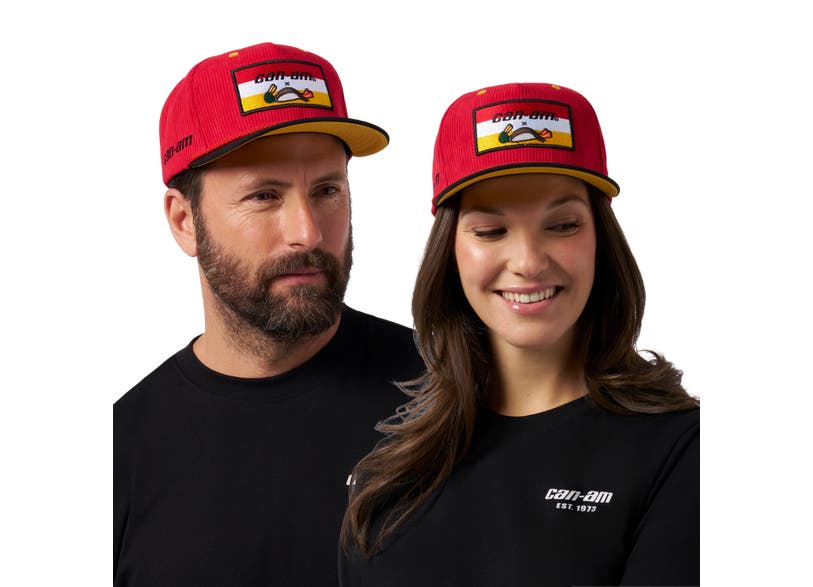 Can-Am x 24.7 Red/Black Flat cap One size Red