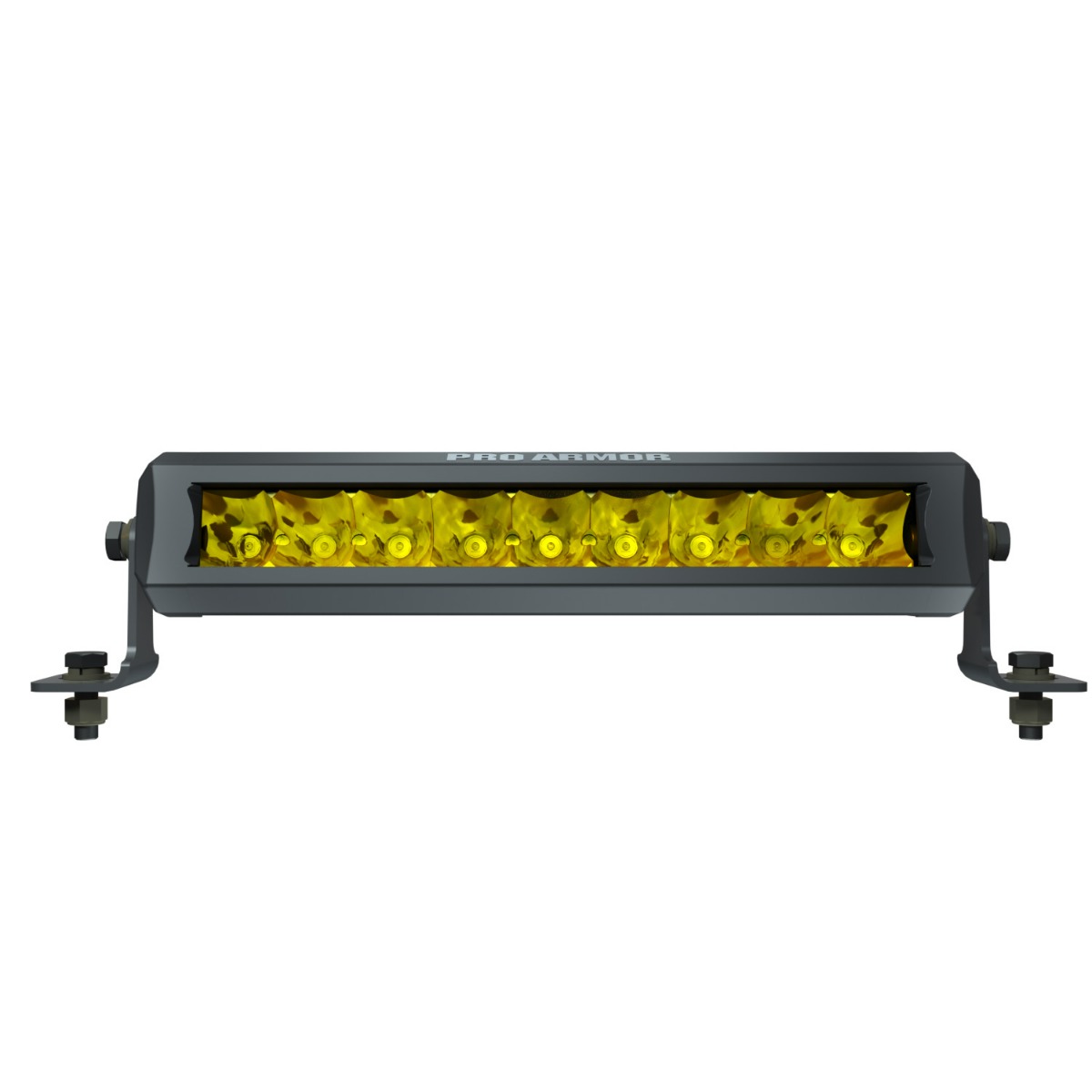Polaris Pro Armor 27.9 cm Single-Row LED Spot Light Yellow