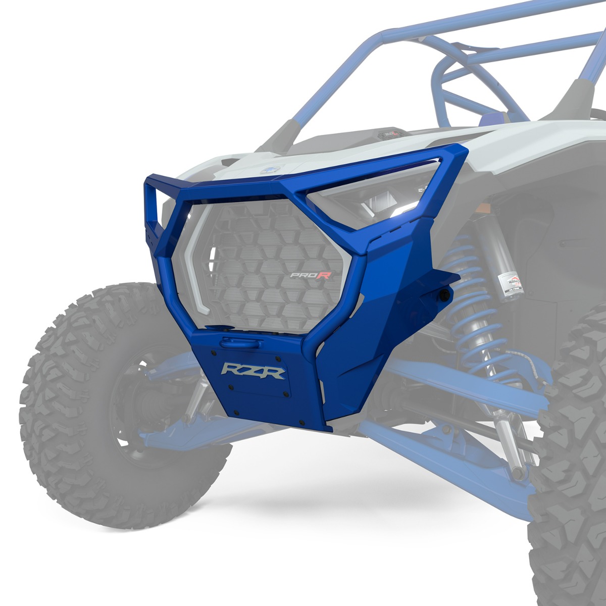 Polaris Front High Coverage Bumper Polaris Blue PRO R/4 '25, PRO S/4 '25