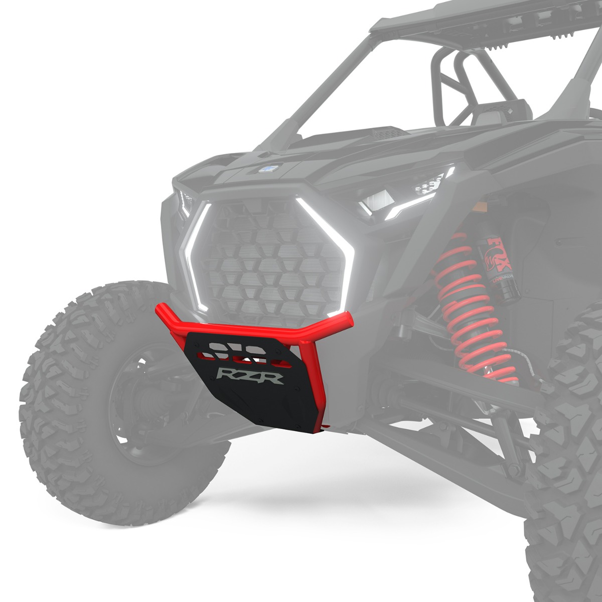 Polaris Front Low Profile Bumper Red PRO R/4 '25, PRO S/4 '25