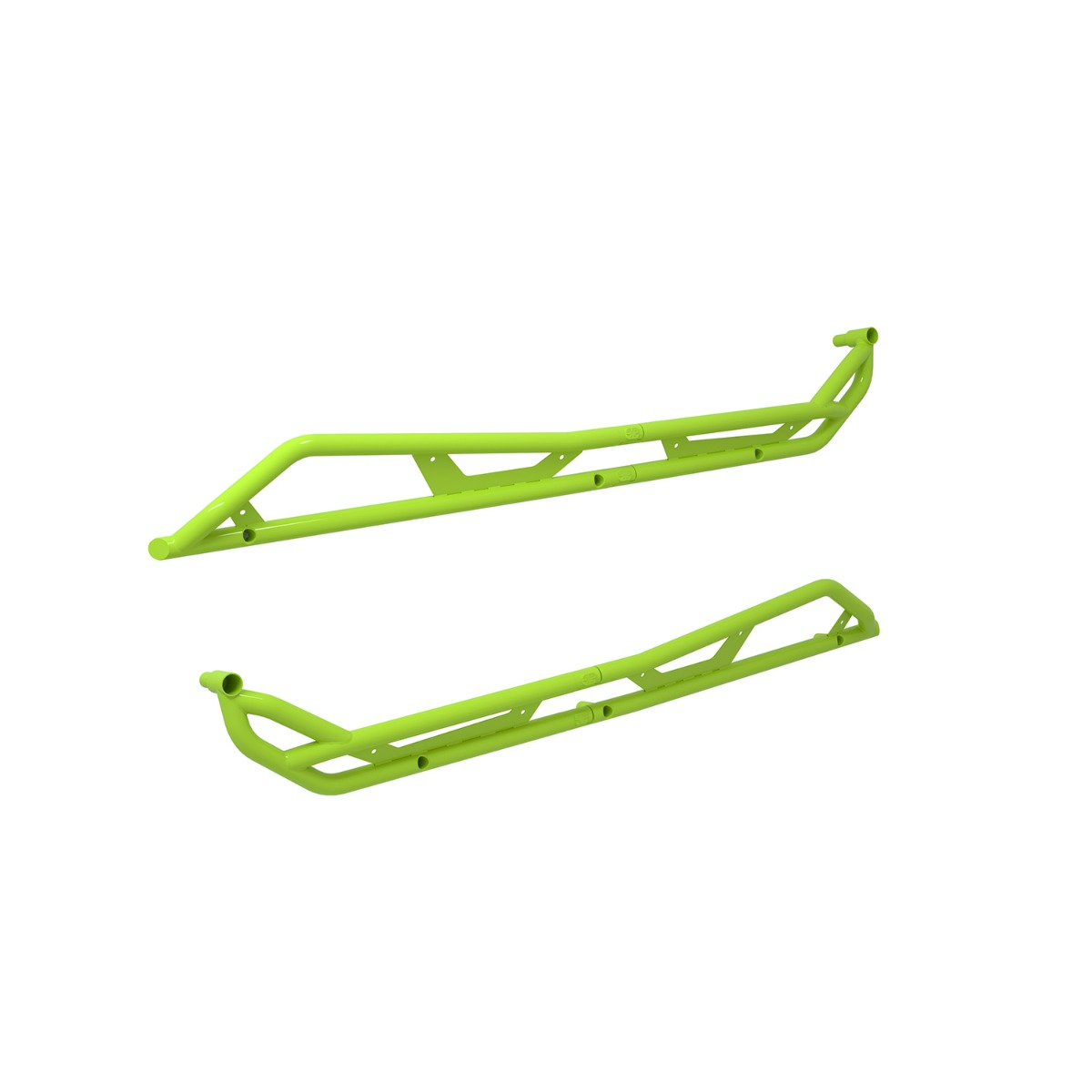 Polaris HD Extreme Kick-Out Rock Sliders, 4-Seat Neon Lime