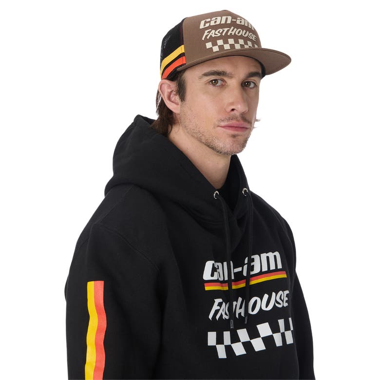 Can-Am x FH Racing Flat-Brim Cap Brown One size 2025