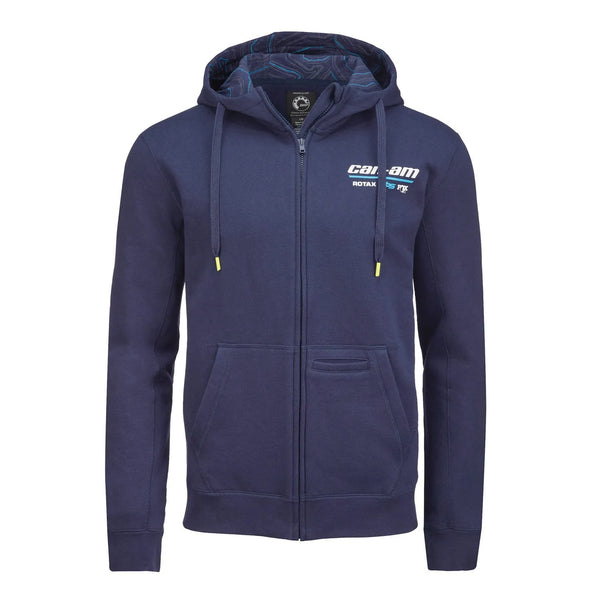 Can-Am Men's Blue Barrier Zipped Hoodie M