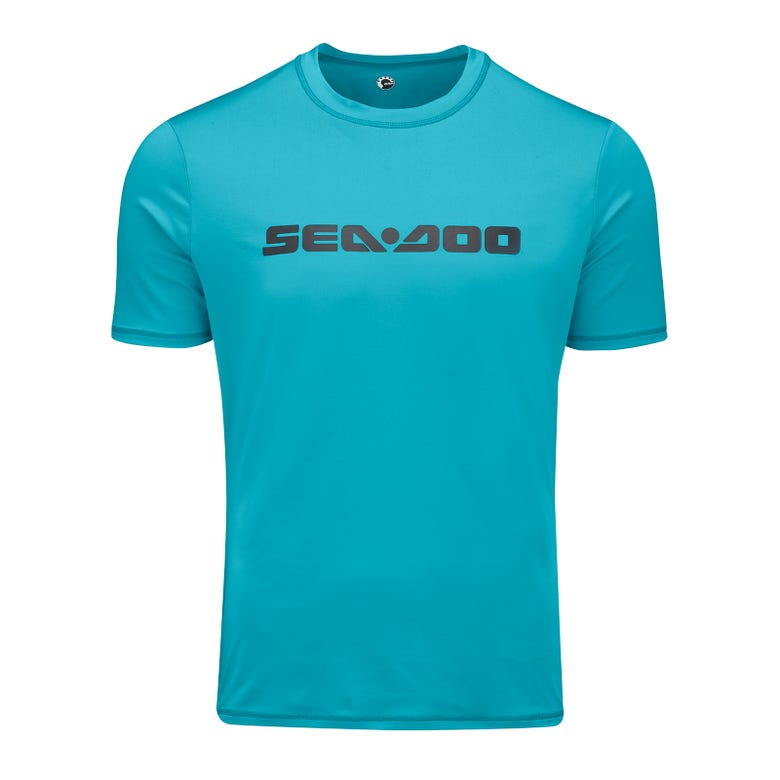 Sea-Doo Short Sleeve Signature Sun Protection Shirt Turquoise L