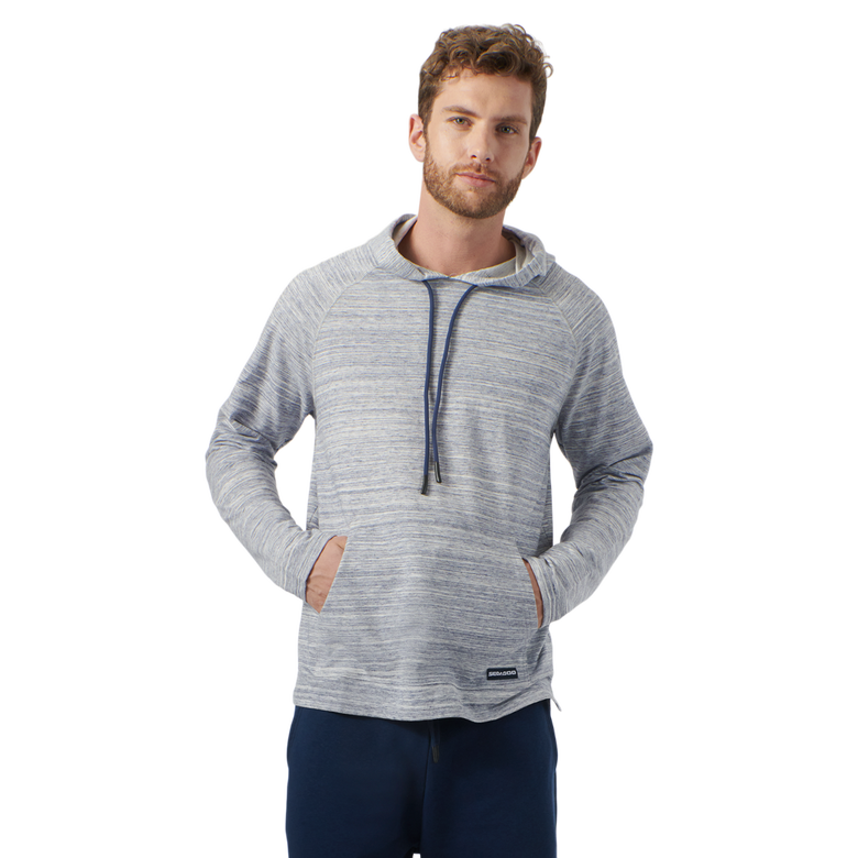 Sea-Doo Men's French Terry Pullover Hoodie Light Blue 2023