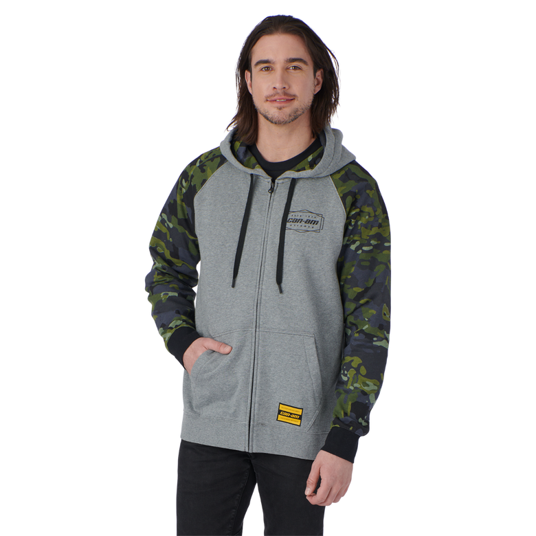 Can-Am MEN’S Premium Hoodie Heather Charcoal