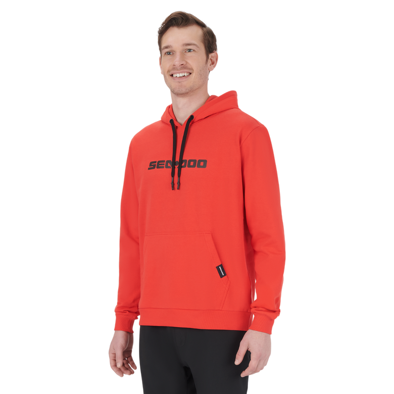  Sea-Doo Men's Signature Pullover Hoodie Lava Red 2024