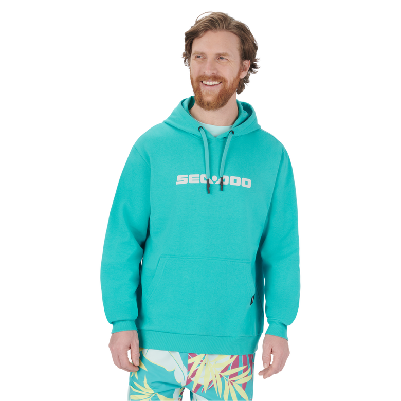 Sea-Doo Men's Signature Pullover Hoodie Turquoise 2024