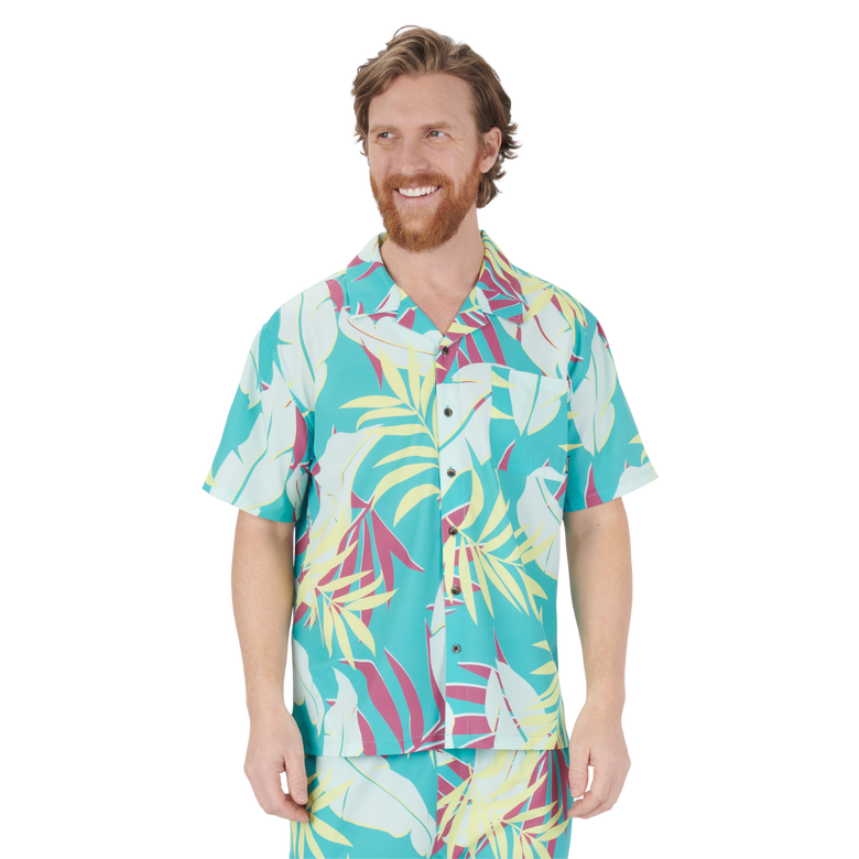 Sea-Doo Men's Button-Down Shirt Aqua 2024
