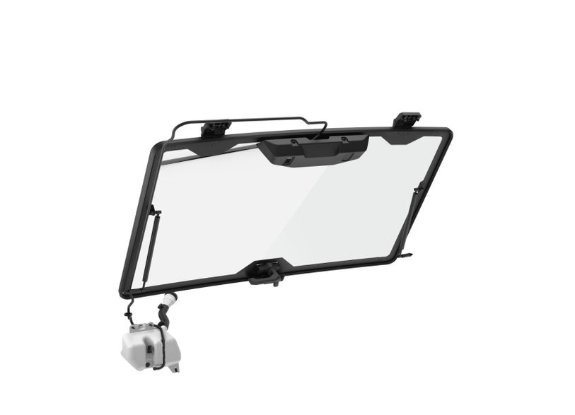 Can-Am Flip Glass Windshield with SMART Intermittent Wiper & Washer Kit Traxter G2, Traxter G2 MAX