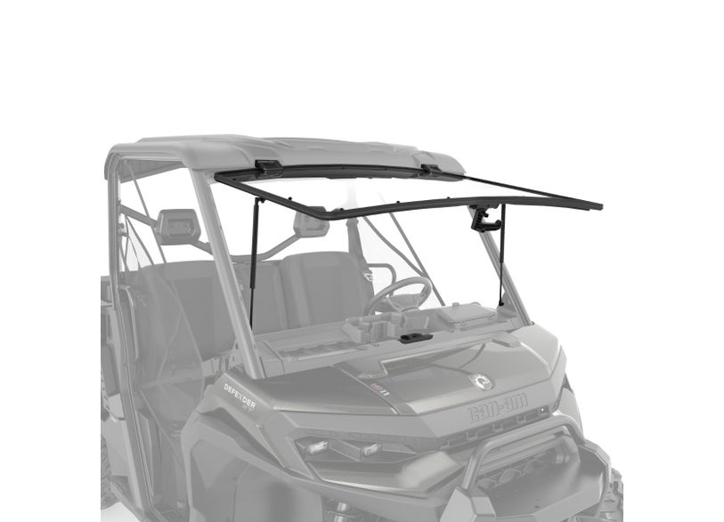 Can-Am Flip Windshield – Hardcoated Traxter G1, Traxter G1 MAX, Traxter G2, Traxter G2 MAX