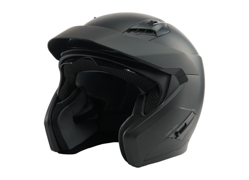 Can-Am Exome Open-Face Hjälm – Matt Svart