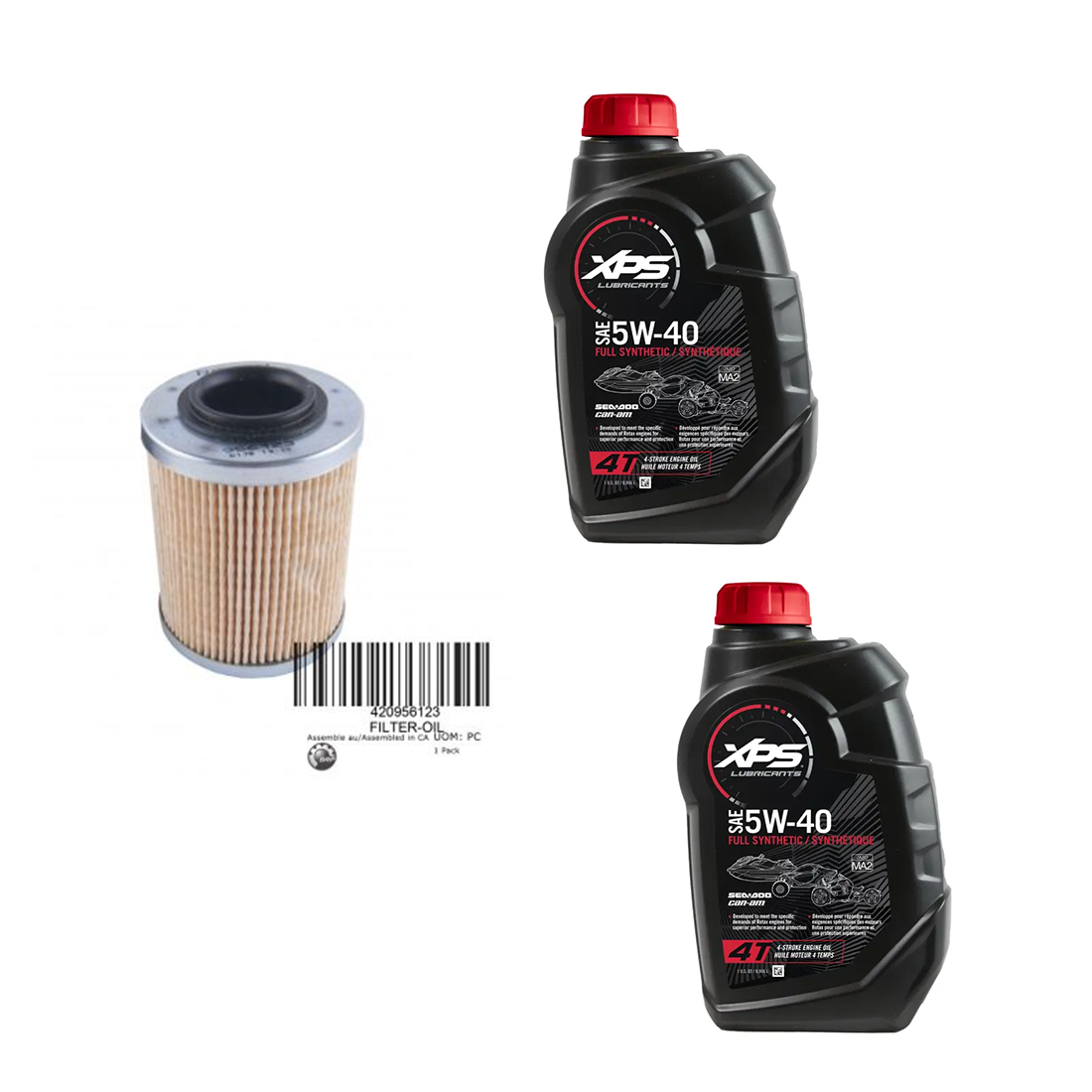 Original Sea-Doo 900cc (Spark & GTI90) service kit with oil filter