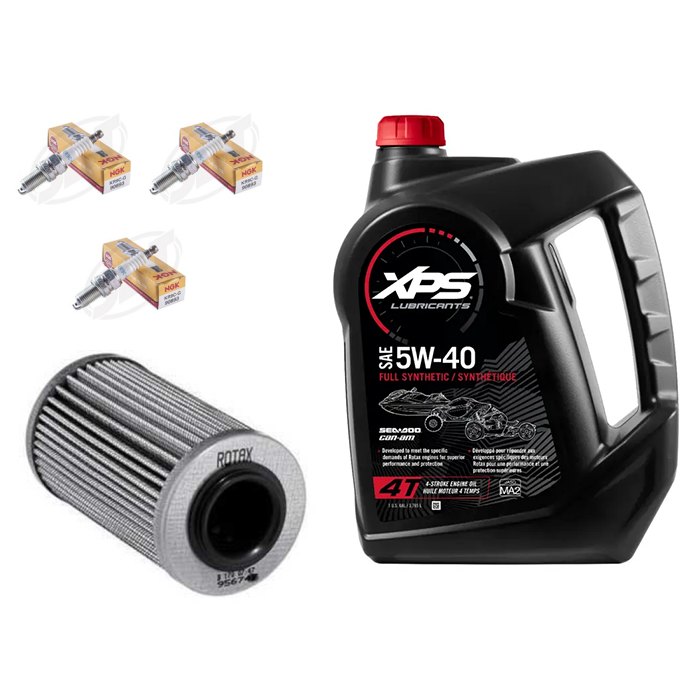 Original Sea-Doo 1500cc Or Larger Service Kit With Oilfilter & Spark Plugs