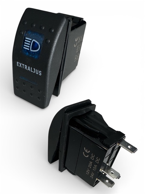 ATV Button For Extra Light Blue