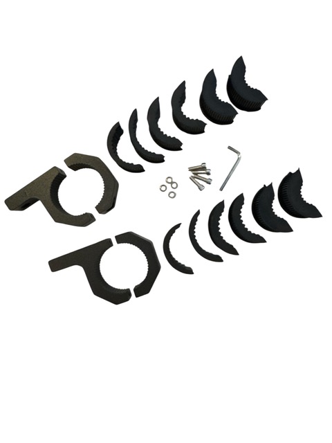  ATV Led brackets with adapters pair