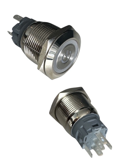 ATV On Button Aluminium