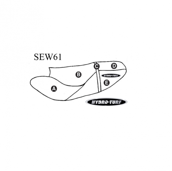 Hydro Turf Handlebar Cover for Kawasaki Ultra 150 / 130 DI