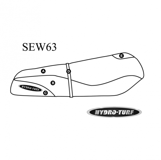 Hydro Turf Seat Cover for Kawasaki ST / STS / 750 STX 900 STX (Pre 99)