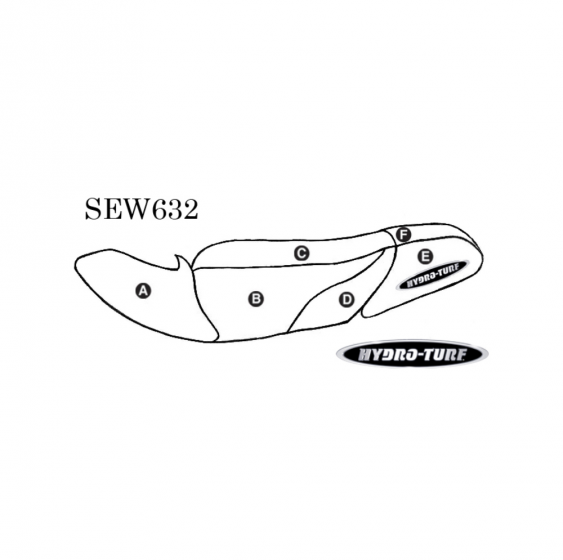 Hydro Turf Seat Cover for Kawasaki 1100 STX (98-99)