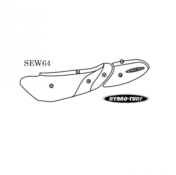 Hydro Turf Seat Cover for Kawasaki 1100 STX DI (00-02) / 900 STX (01-02)