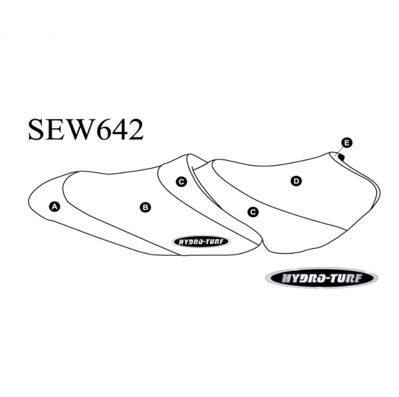 Hydro Turf Seat Cover Kawasaki STX-160 / STX-160X