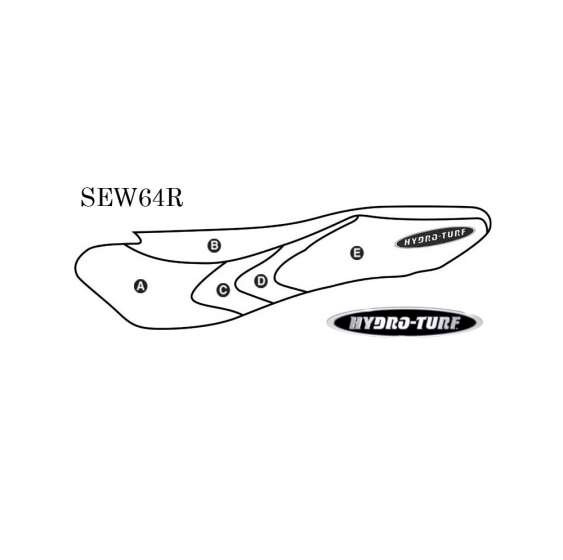 Hydro Turf  Seat Cover for Kawasaki 1200 STX-R 02-05/STX 03-05/900 STX 06/STX 12-13