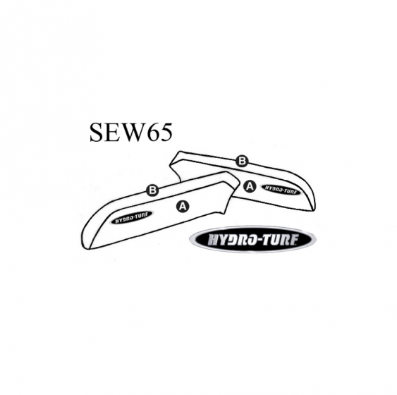 Hydro Turf Seat Cover for Kawasaki 650 SX Side Covers only (no plastic components)