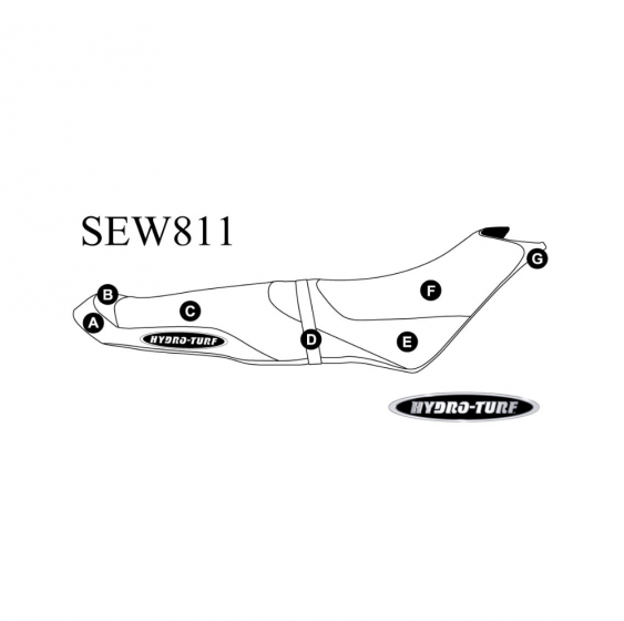 Hydro Turf Seat Cover for Sea-Doo Spark Trixx 3-Up (14-20)