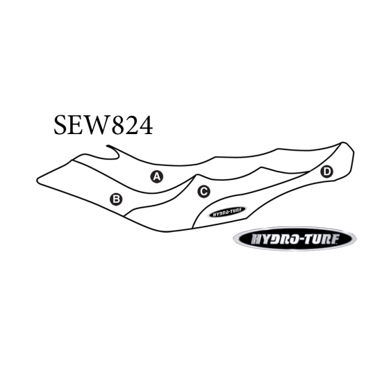 Hydro Turf Seat Cover for Sea-Doo GTI 4-Tec (06-08) / GTI 130 155 Wake 155 (09-10)